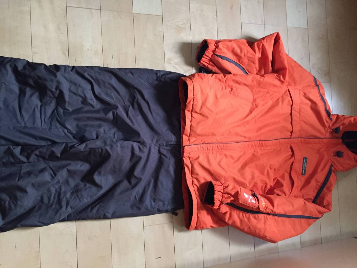 ★PHフェニックスskyclub★ジュニアスキーウェア上下セット160cmサイズ調節可男女ジャケットパンツスキースクールスキー教室に