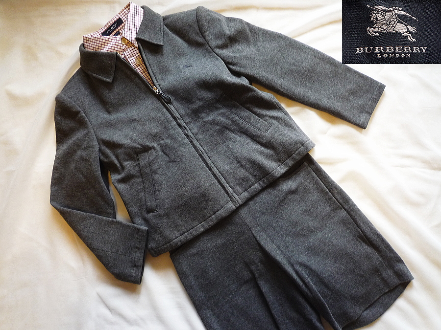 美品 BURBERRY バーバリー キッズスーツ 正規品 卒園 入学 8Y 6Y 