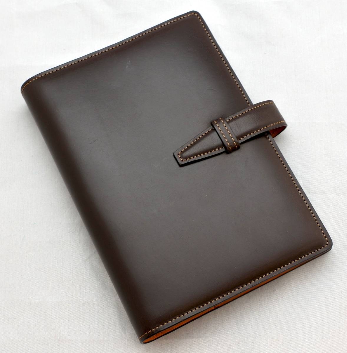 希少　土屋鞄製造所　ブライドル　ブライドルレザー　バイブル手帳　　バイブルサイズ　システム手帳　手帳カバー　革　KRAUSEリング