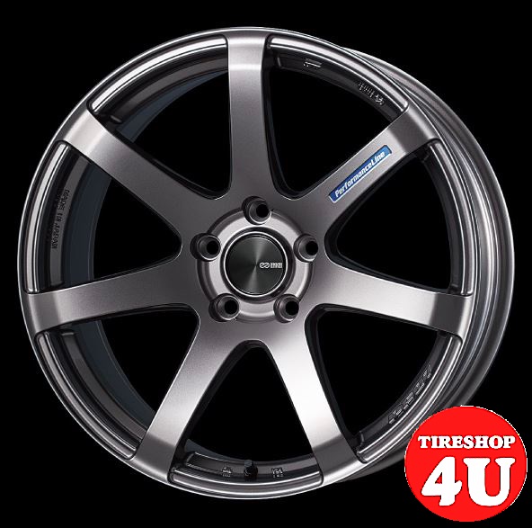新品 ENKEI PF07 17X7.5J 4/100 +42 ダークシルバー エンケイ 17インチ 軽量ホイール 約9.1kg 交換作業受付中