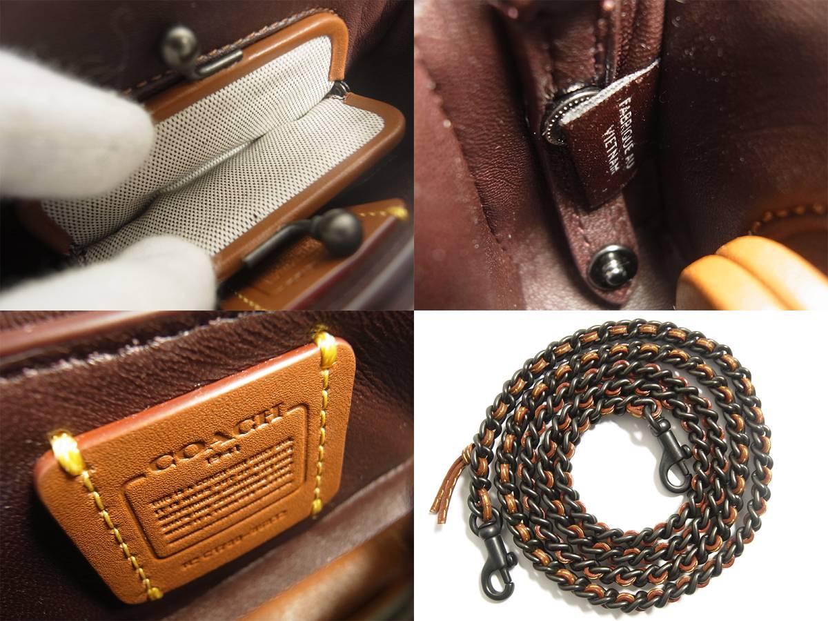 未使用 レア Coach コーチ ディンキアー 2way ショルダーバッグ 