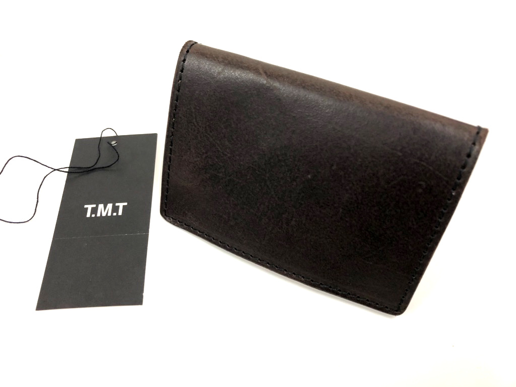TMT × VASCO HAND DYED レザー カードケース 茶 ブラウン TAC-F1604