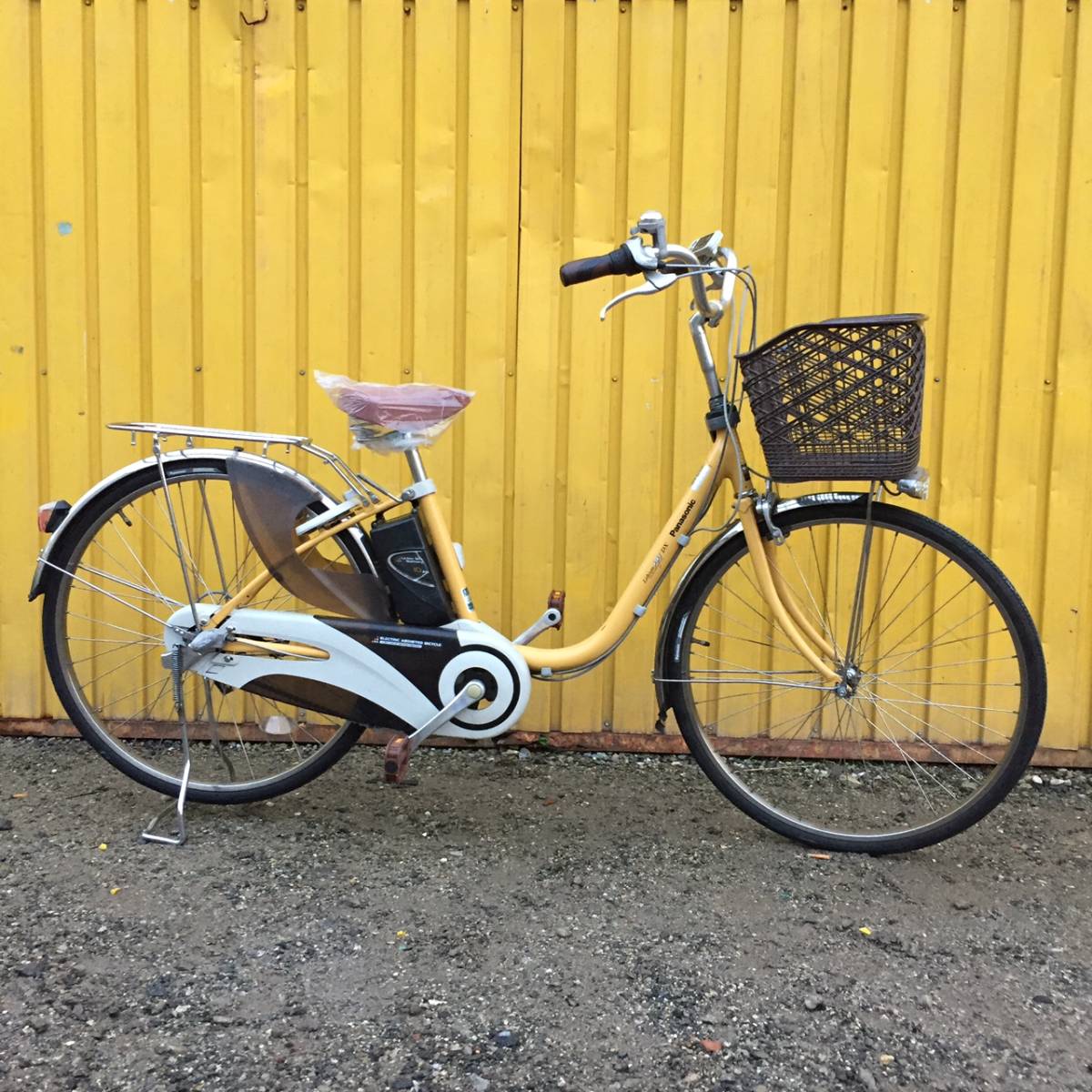 中古電動自転車 パナソニック ビビDX 24インチ レッド 横浜 №3751