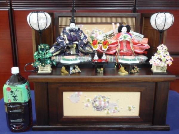 古い 蒔絵雛道具 【箪笥、長持ち、鋏箱】 △60SK1600△時代雛道具 御三