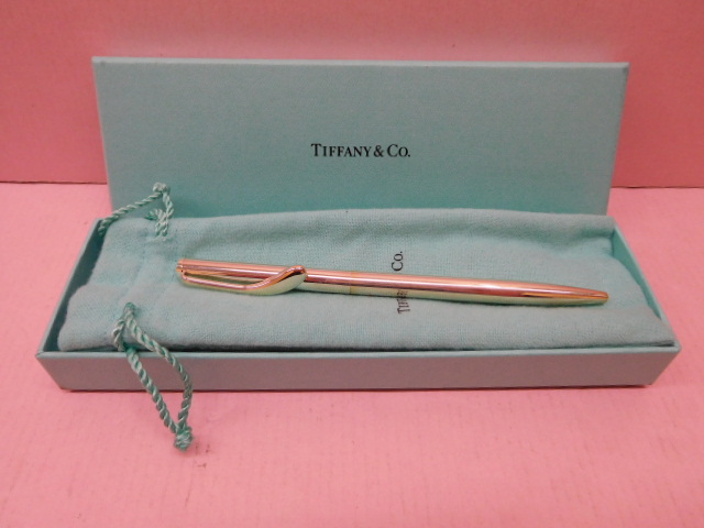 f232-1711-689* ティファニー ボールペン ツイスト式 シルバー Tiffany＆Co.