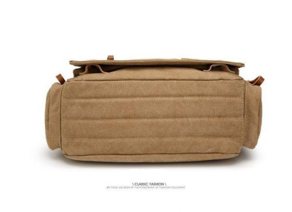 0324/6.4斜め掛け かばん A4 サイズ 通学 メンズ レディース バッグ 帆布 ショルダーバッグ★ブルー★_3