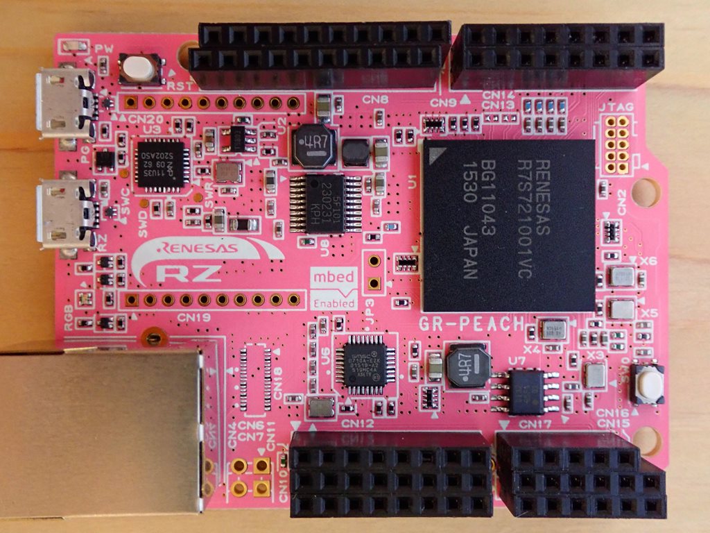 mbed対応ボード GR-PEACH Full センサーボードWAKA-MS-SENOSR付き