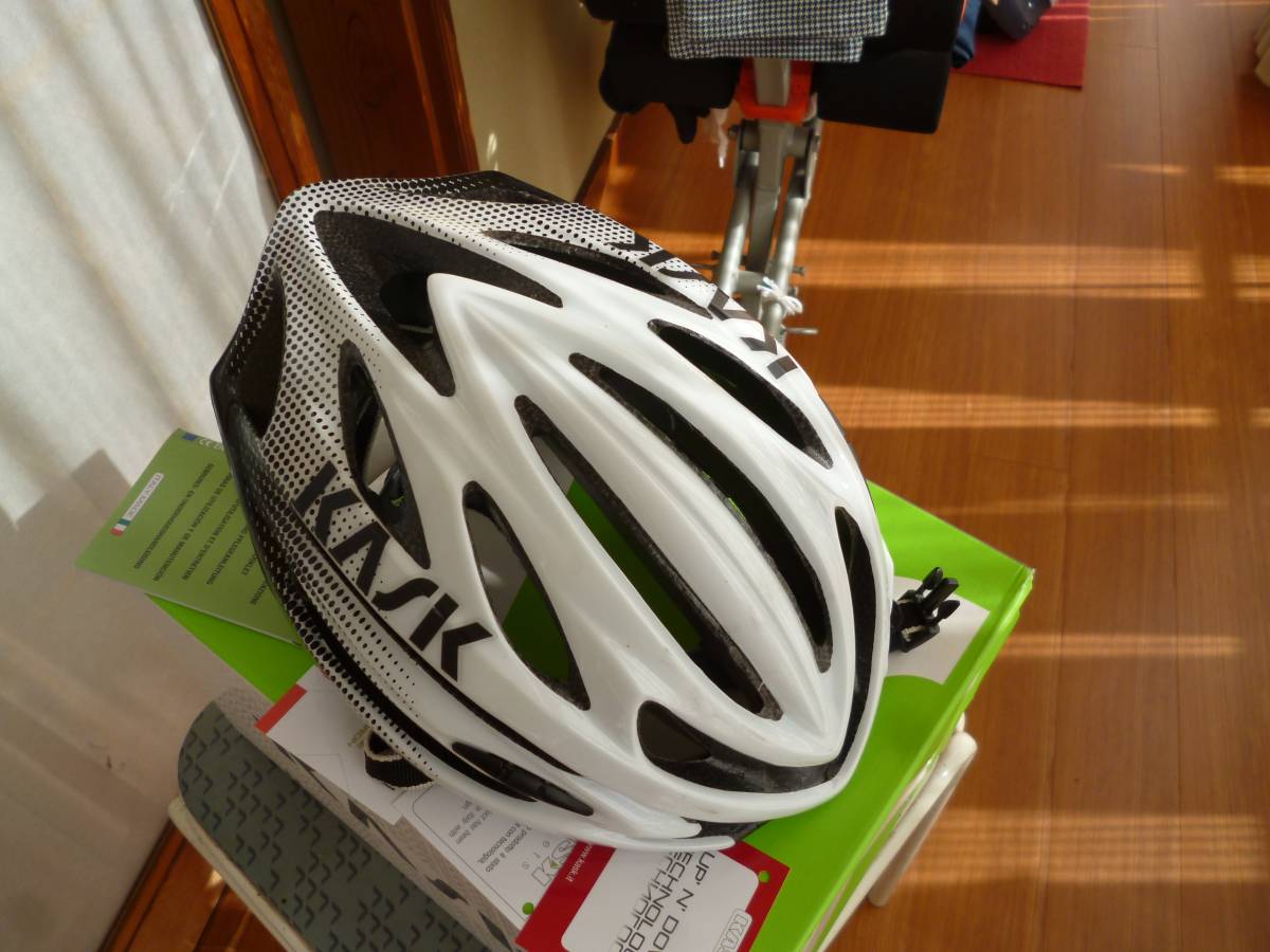 KASKヘルメット 48〜58cm 50NTA Bianco-Rosso KASK ( カスク カスク 