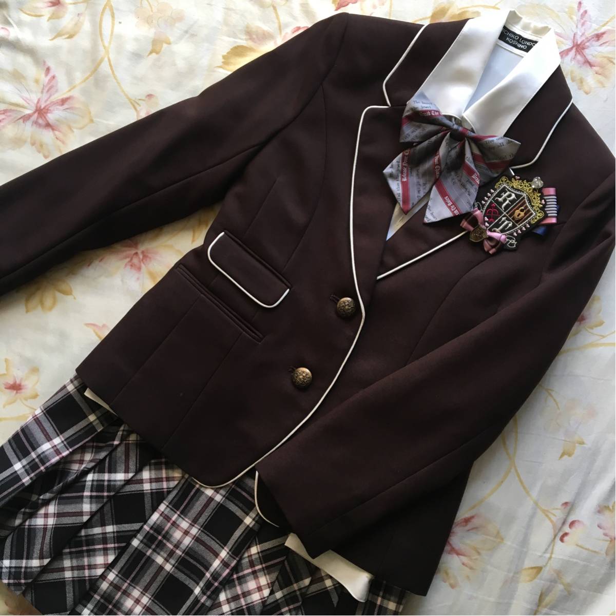 ミチコロンドン 卒業式 スーツ5点セット 150