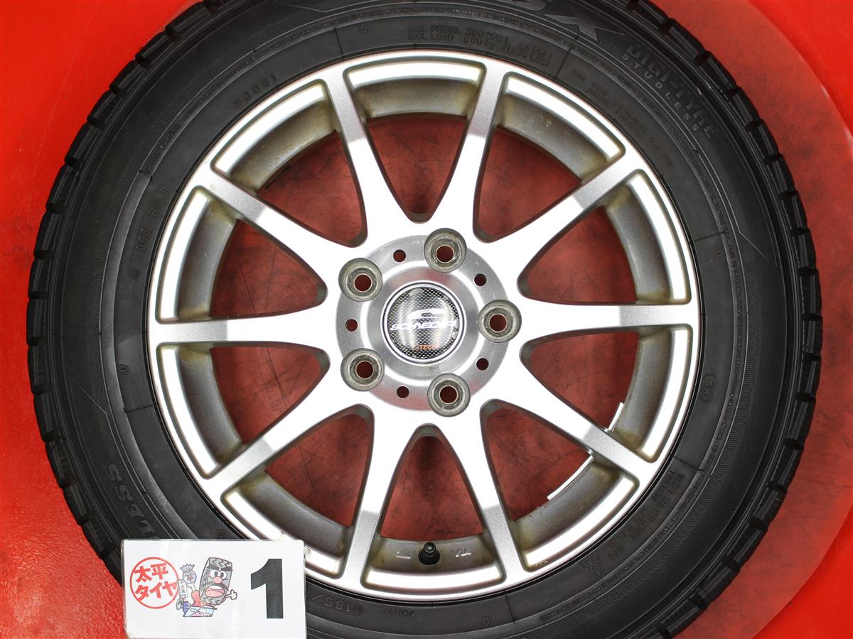 10スポークタイプ1P+ダンロップDSX[185/65R15]9/8分山★フリードプラスカペラ等に！stwt15 SP185 | DUNLOPトラック・バス用タイヤ