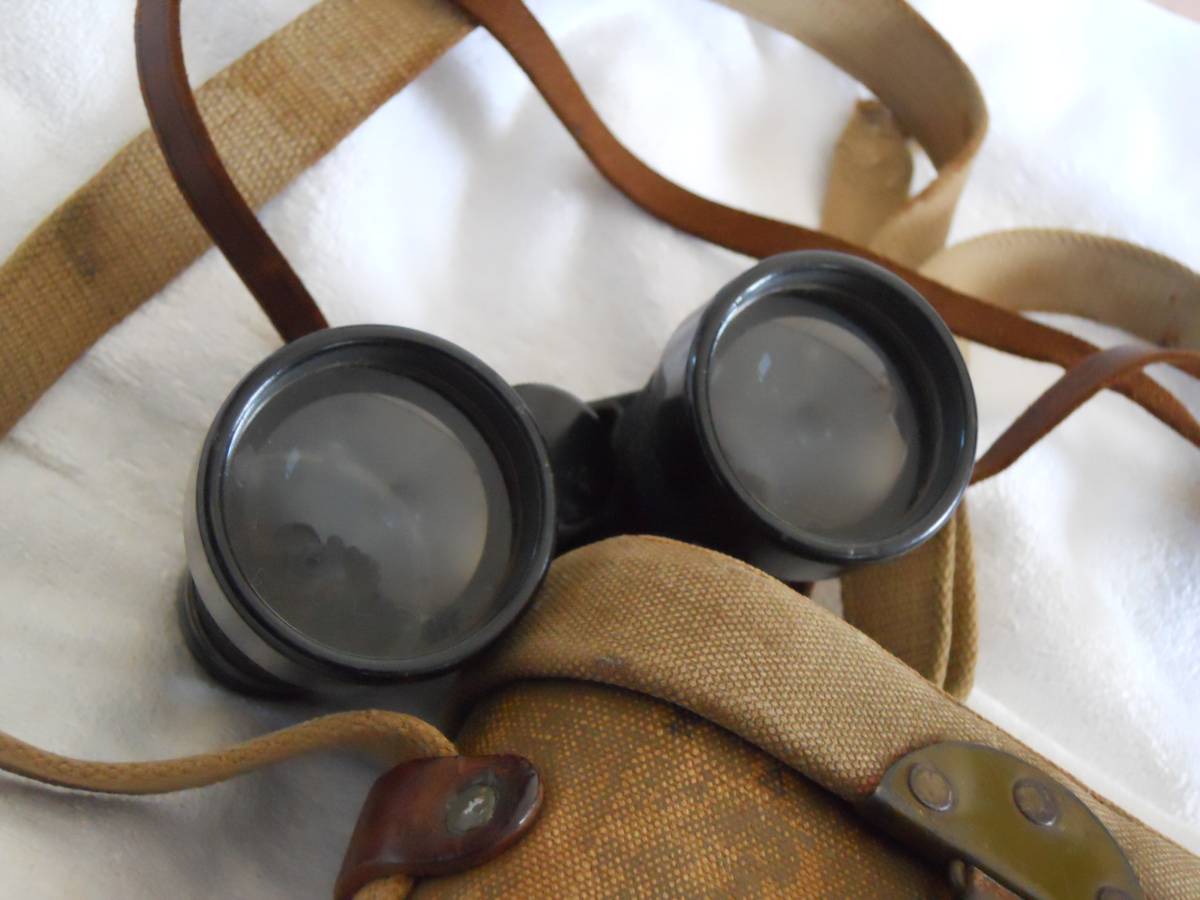 旧日本陸軍 九八式實体掛眼鏡 日本光斈製 NIKKO 双眼鏡 光学機器 計測