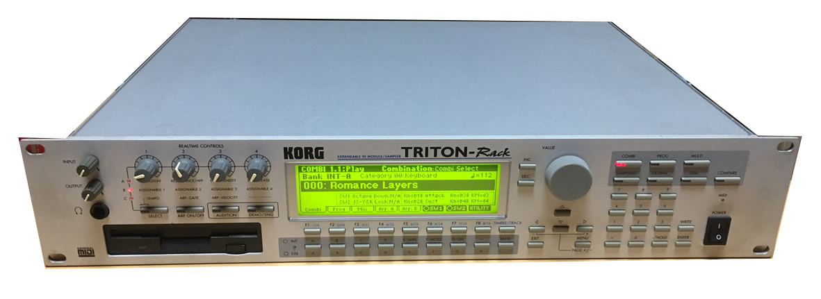 Korg Triton RACK 拡張ボード4点付き