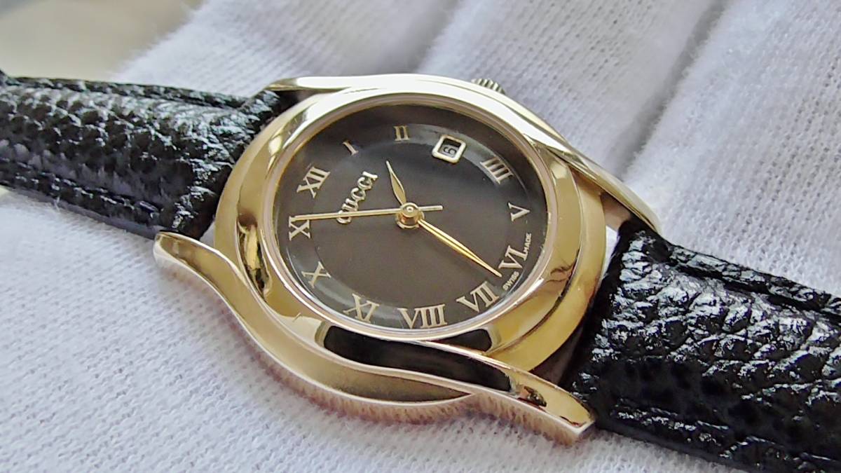 GUCCI グッチ 5400 L 女性用 クオーツ腕時計 ベルト:電池新品 B1304カ