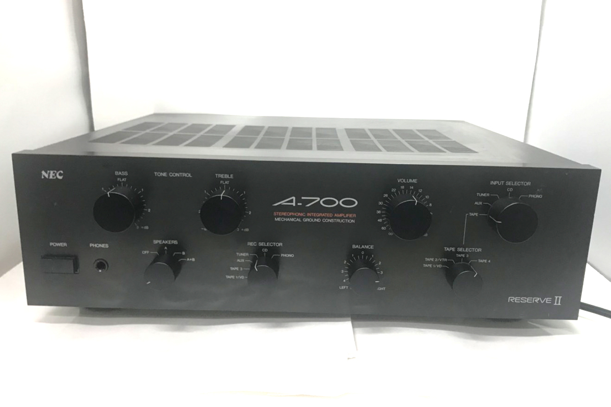 NEC プリメインアンプ Integrated II ハイ - A-7 STEREO AMPLIFIER A