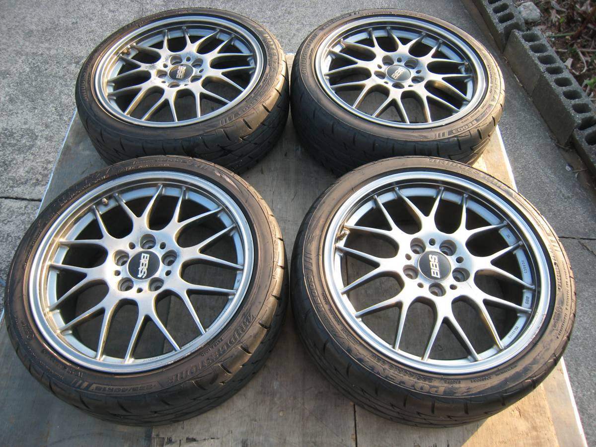 Yahoo!オークション BBS RG709 18×7.5J +45 225/40R18 4本 RE003 バリ