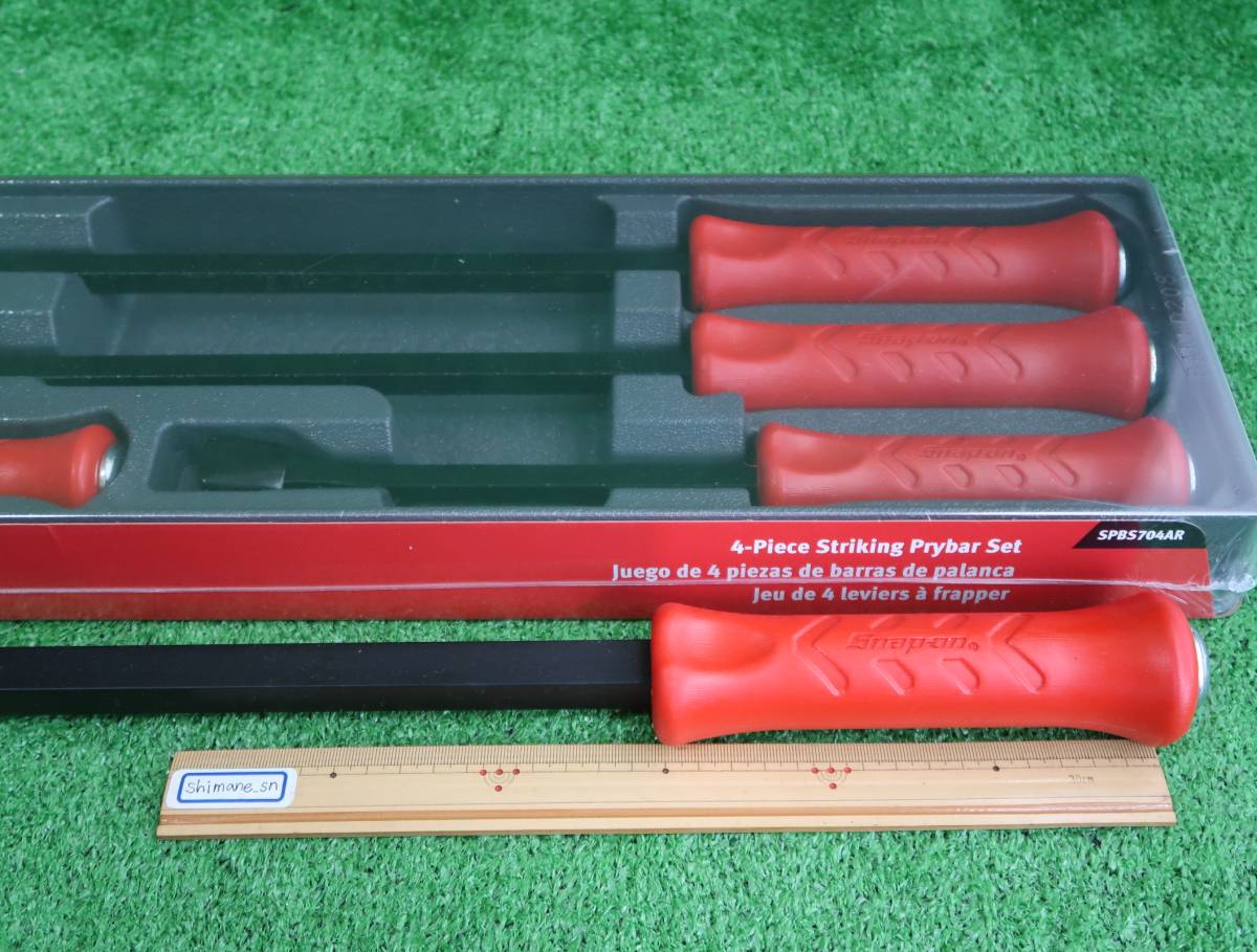 スナップオン【Snap-on】フルサイズ☆貫通プライバー5本セット☆レッド 