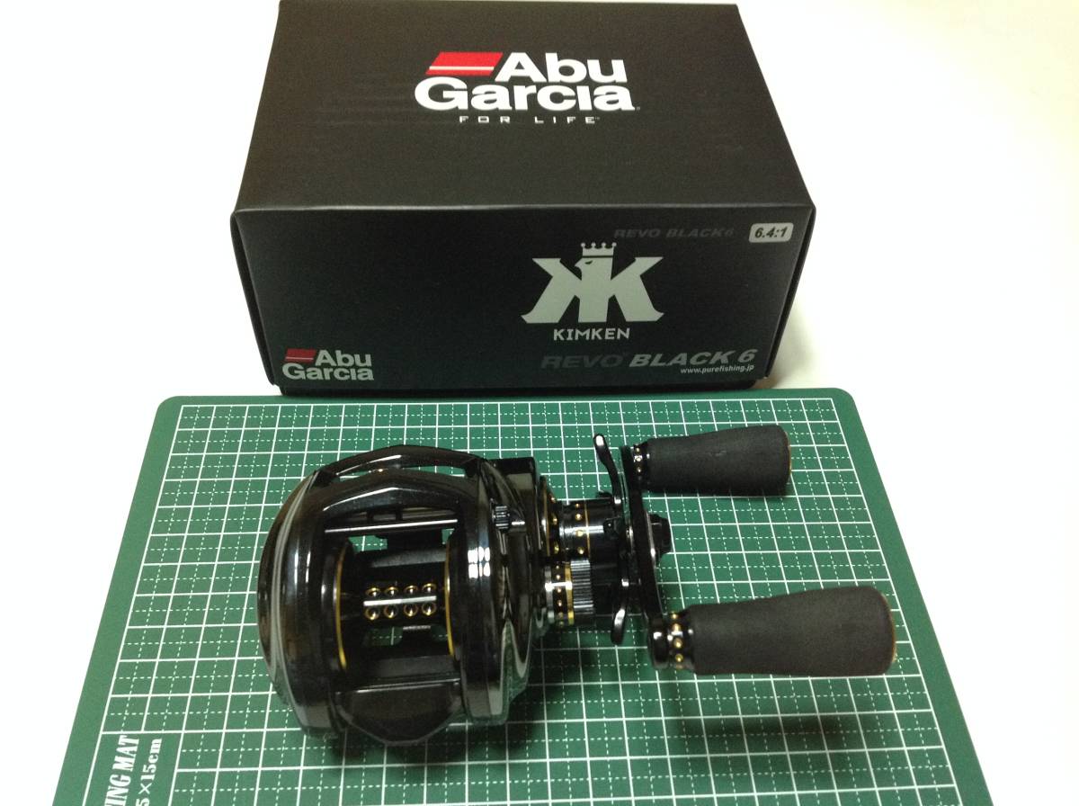 レボ Revo アブガルシア ABU 0 左巻 ブラック ディーズ BLACK6（レボ