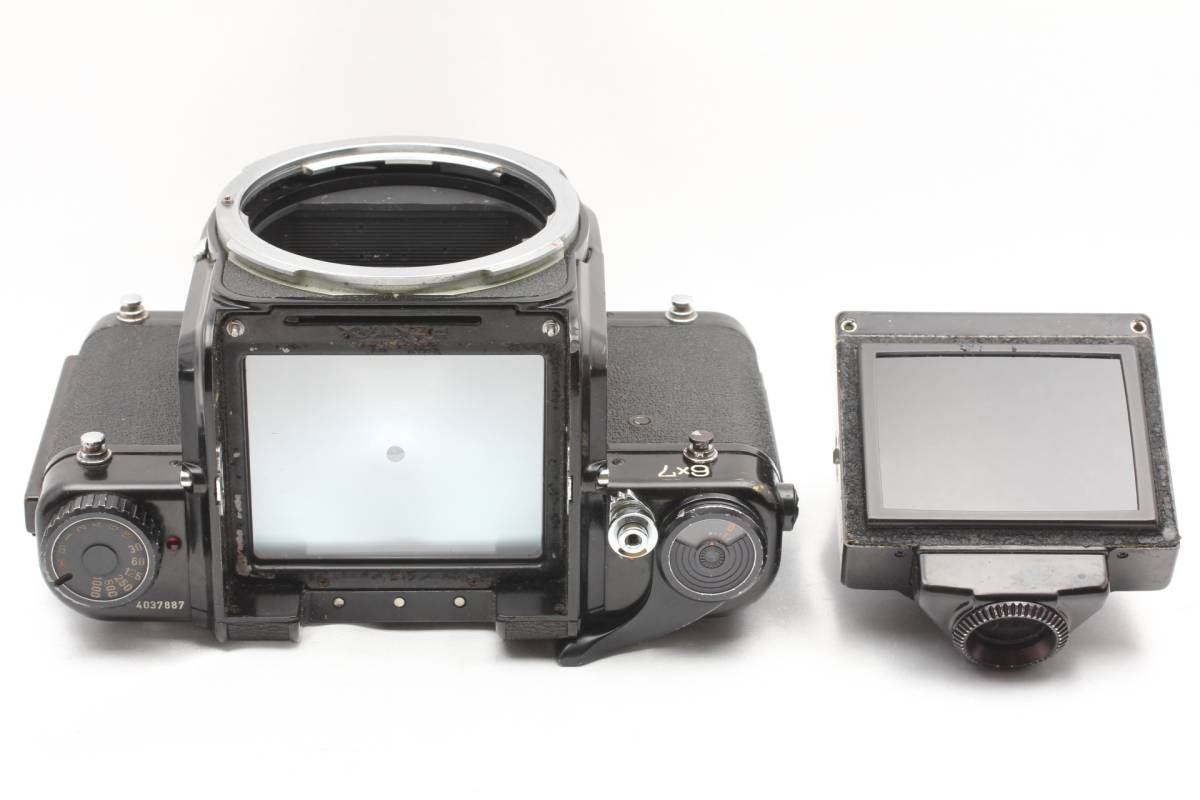 【中古】PENTAX ペンタックス 6x7 前期 アイレベルファインダー 即決！ PENTAX 6×7 アイレベルファインダー 前期型 美品 カバー付
