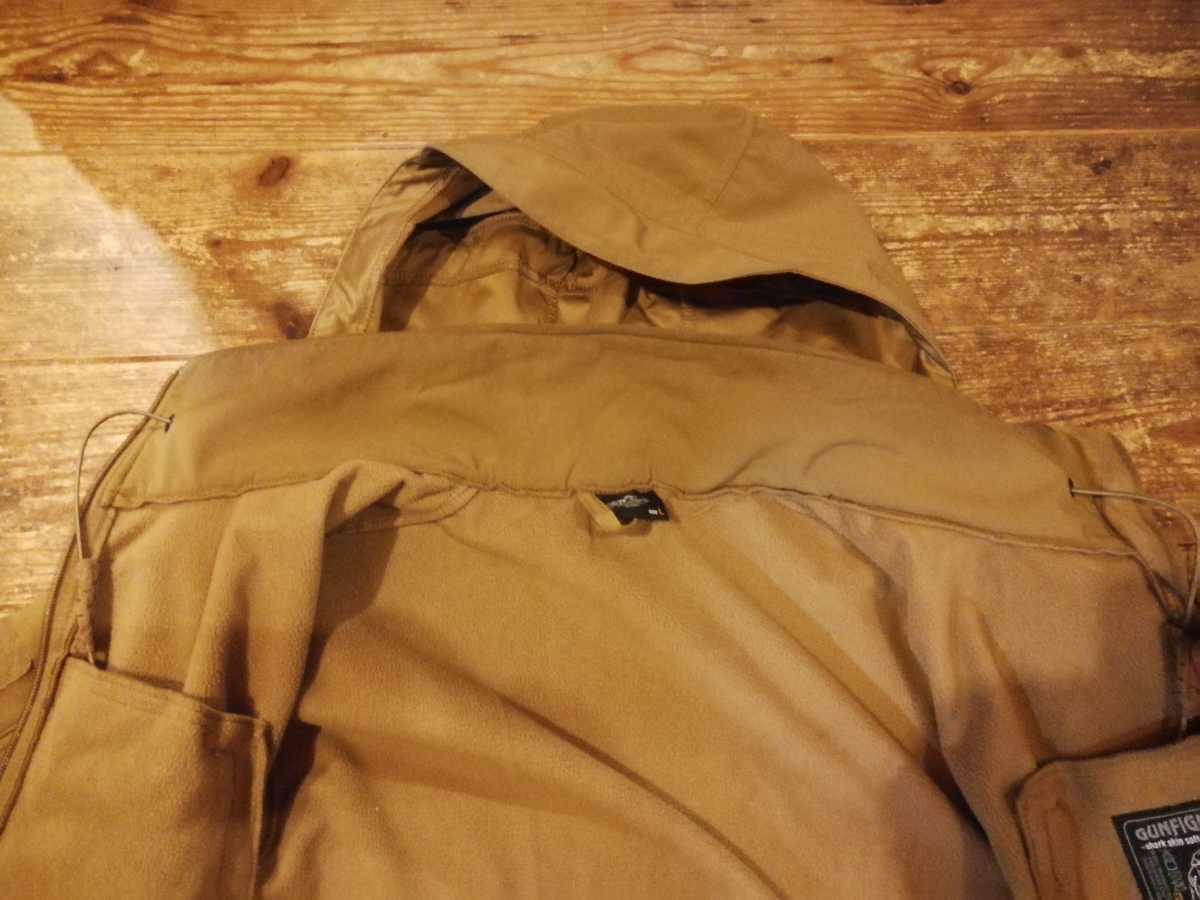 ☆送料全国800円☆ヘリコンテックスHELIKON-TEX Gun Fighter Soft Shell ガンファイター ソフトシェルジャケット コヨーテ Lサイズ