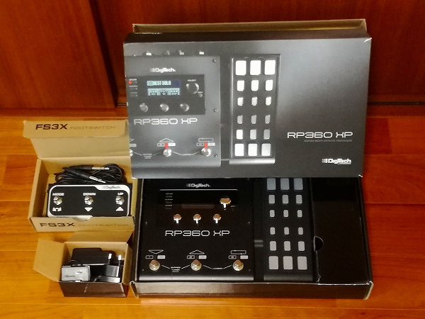 Digitech RP360XP FS3Xのセット ☆PCでも編集可能な高音質マルチ