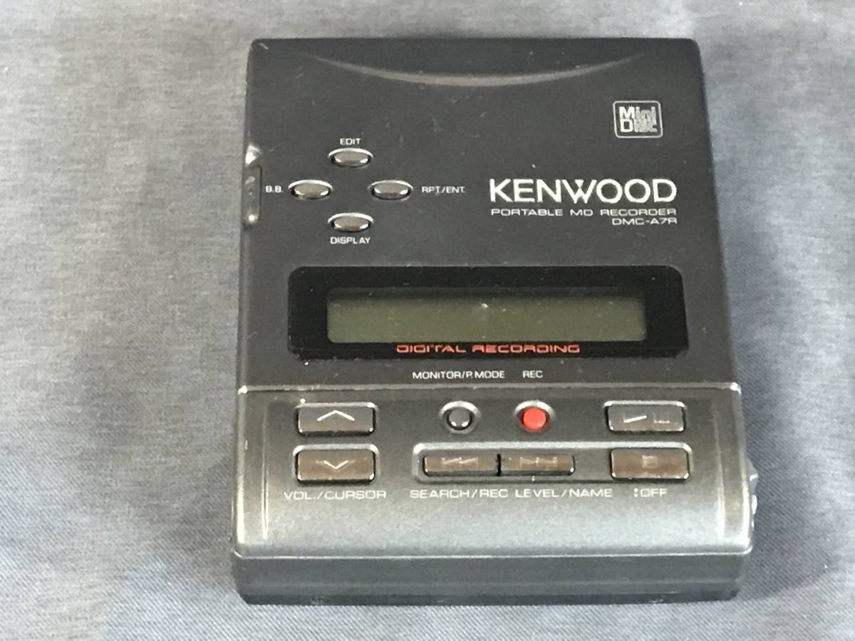 KENWOOD ポータブルMDレコーダー DMC-A7R 中古品 KENWOOD Yahoo