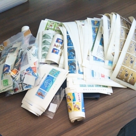 切手　バラ　シート　額面4万円以上