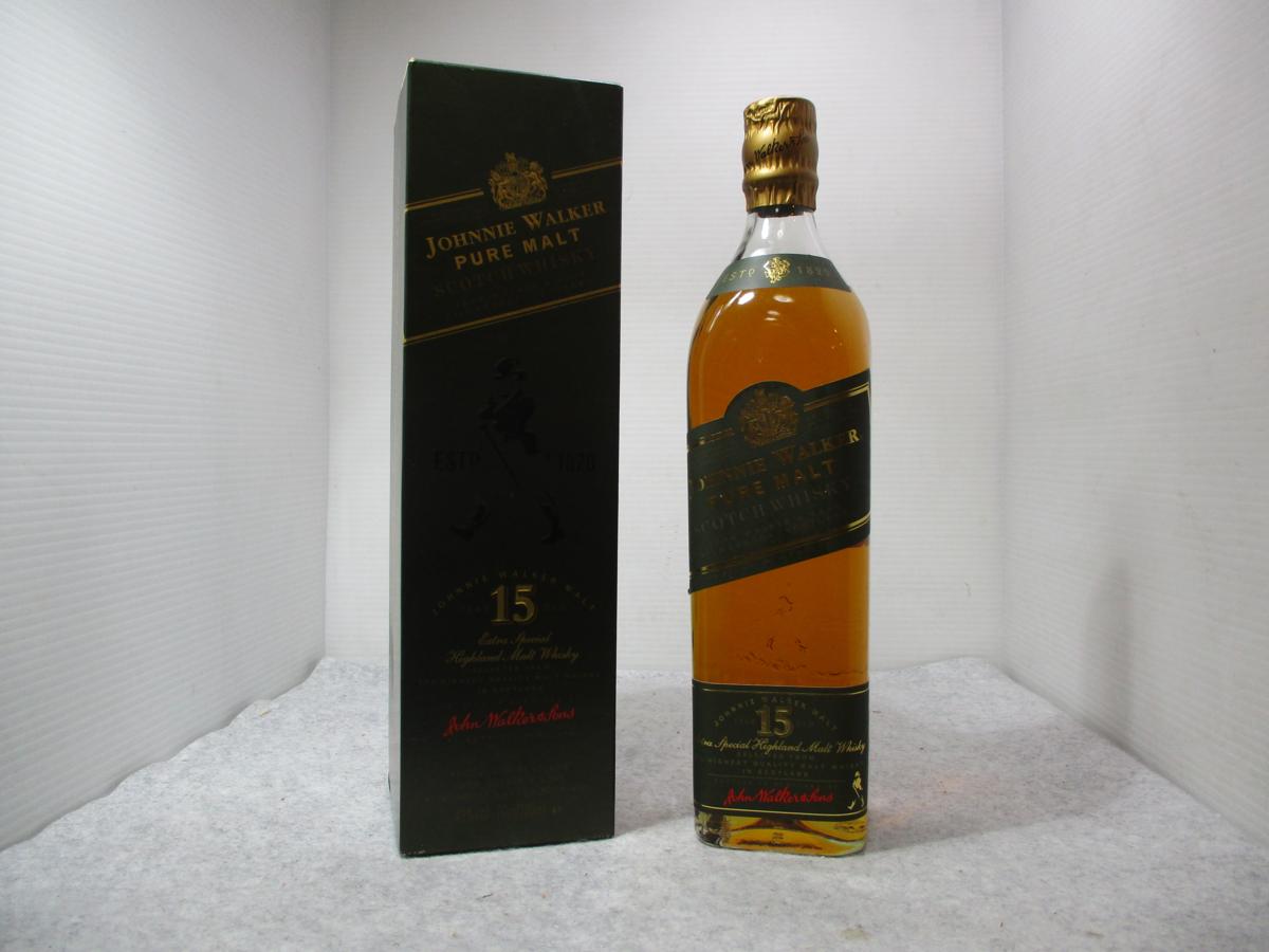 ジョニーウォーカー ピュアモルト 15年 750ml 43% 旧ボトル 未開栓