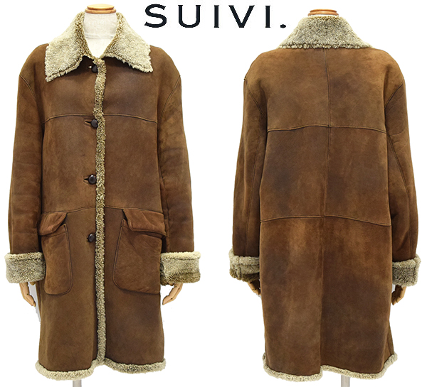 ◇定価20万円 オンワード樫山 スイヴィ【SUIVI】 羊革 シープスキン