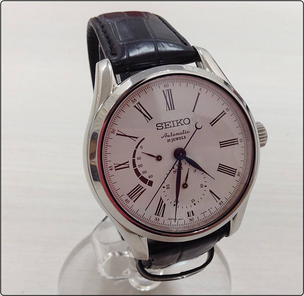 SEIKO 7T92-00F0 セイコー シルバー 箱付き 腕時計 rm) SEIKO セイコー 