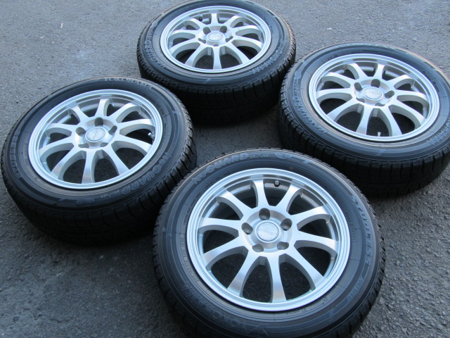205/60R16 スタッドレス ノア ヴォクシー ステップワゴン ヨコハマ IG50 アイスガード アクセラ プレマシー 195/65R15のインチアップに