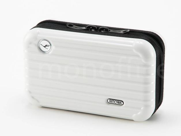 旅行用品 ルフトハンザ航空社 RIMOWA アメニティポーチ ホワイト