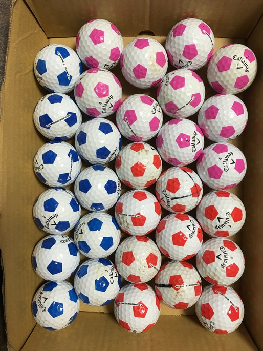 キャロウエイ　CHROME SOFT クロムソフト カラー 30個