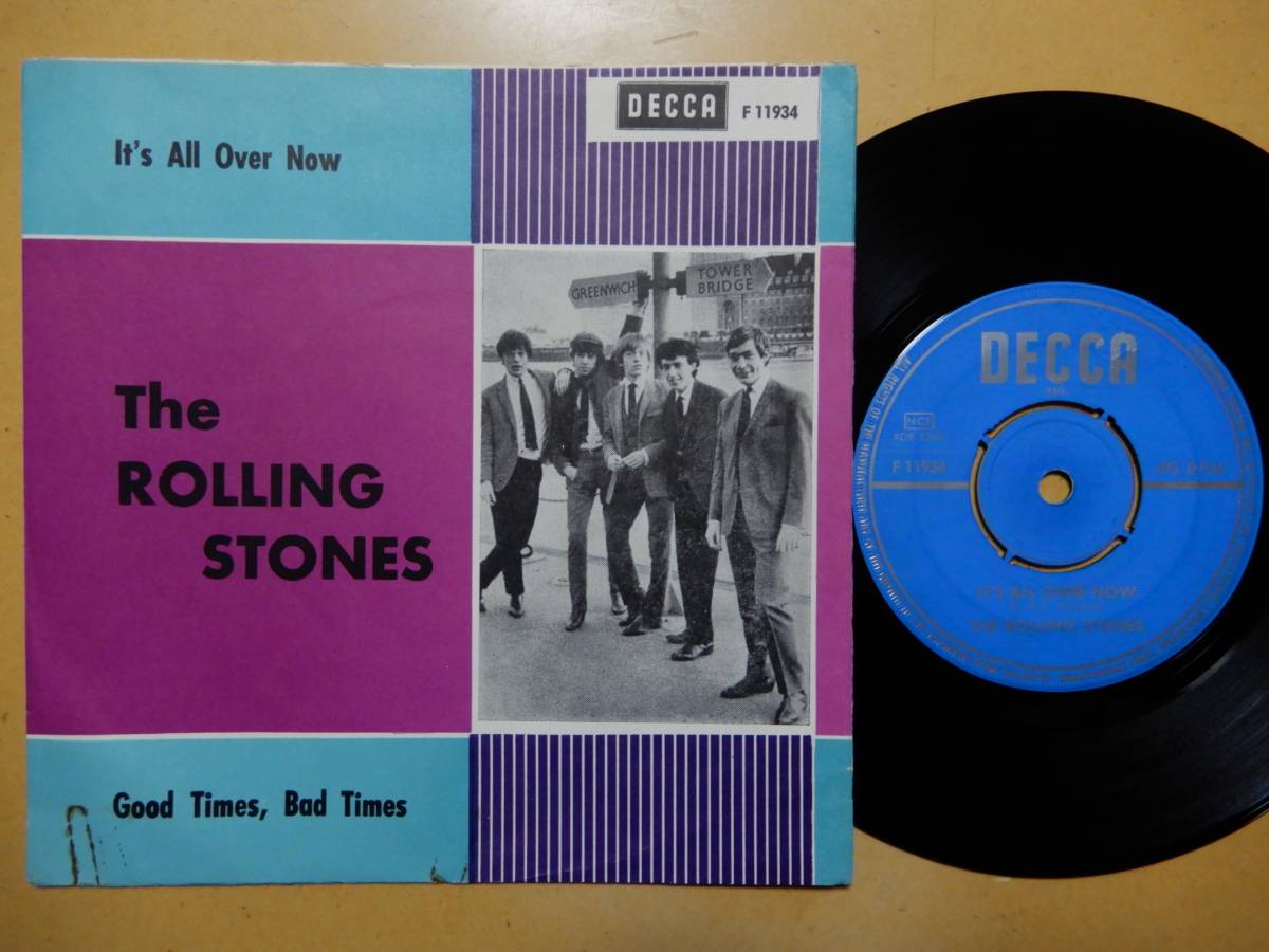 The Rolling Stones-It's All Over Now★スウェーデン Orig.水色ラベ7”