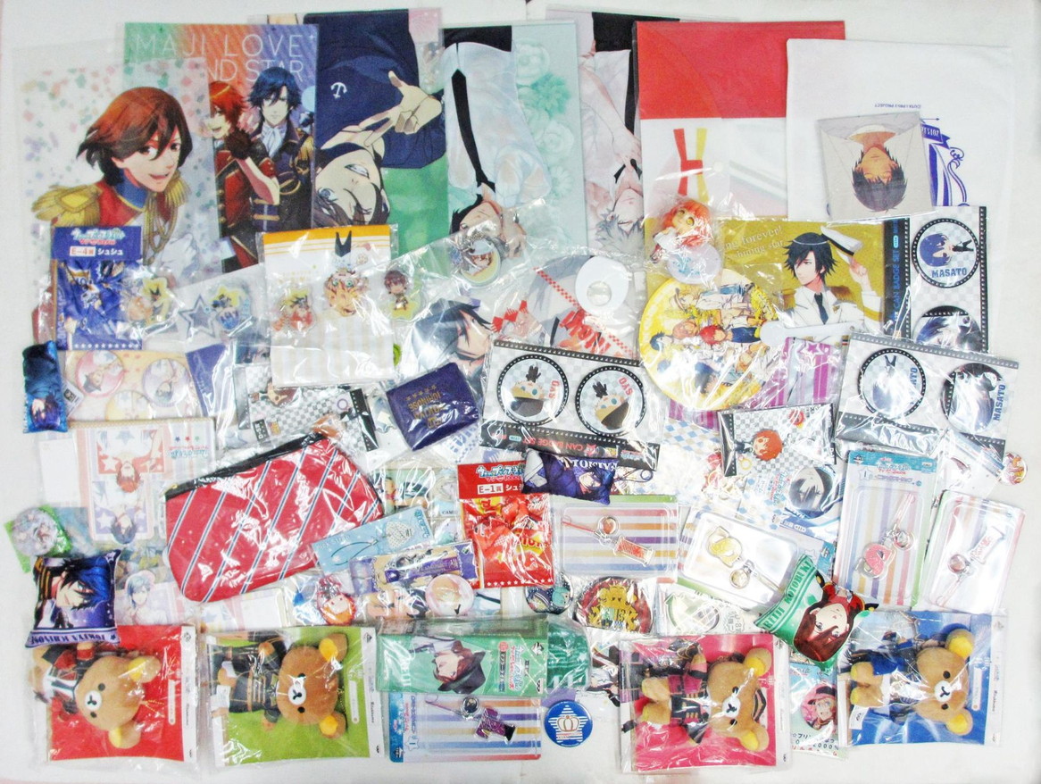 うたの☆プリンスさまっ♪ シュシュ クリアファイル うちわ 他 まとめ 大量グッズセット品 【管理番号:B 024】