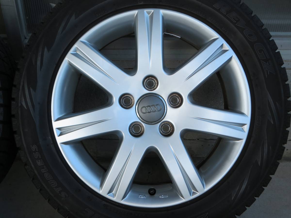 純正 バリ溝アウディ 美品 パーツ情報 7J +47 PCD112 ハブ径57.1mm 