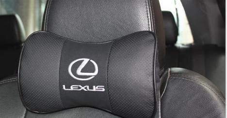 レクサス lexus ブラック ロゴ本革レザーネックパッドの通販 : Lexus 