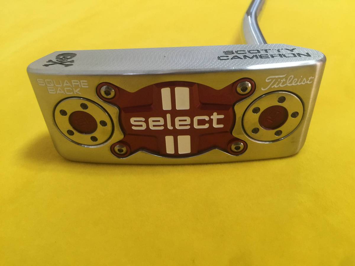 スコッティ・キャメロン SELECT限定SQUARE BACK 33 ヘッドカバー付き