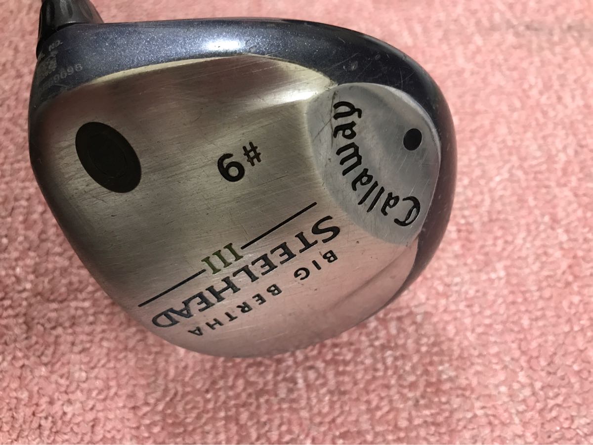 E999 キャロウェイ スチールヘッドIII 9W 純正カーボン フレックスR