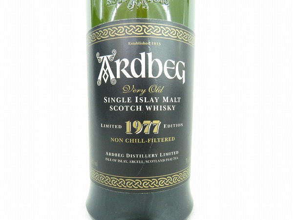 アードベッグ 1977 ヴィンテージ リミテッドエディション 希少 Ardbeg