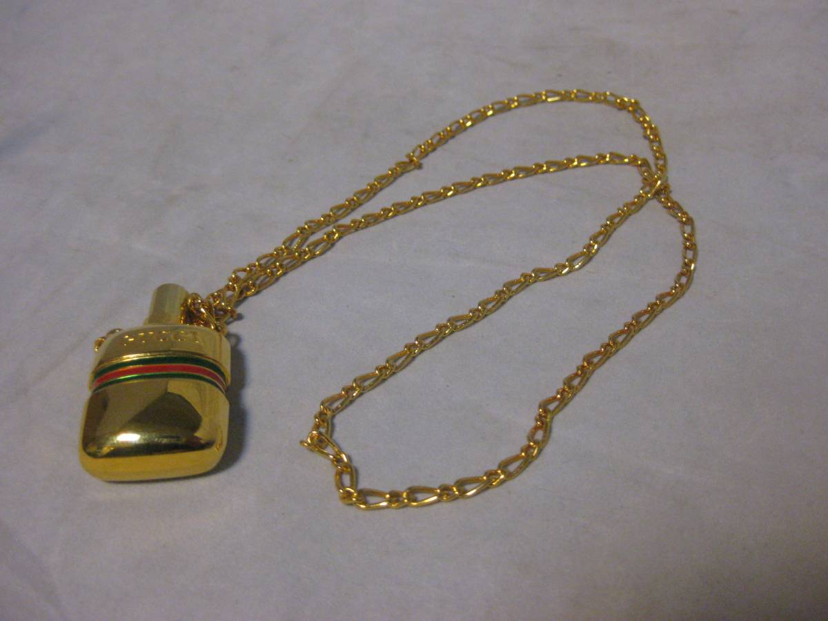 1円～GUCCI】グッチ ネックレス ペンダント 香水入れ パフュームボトル 