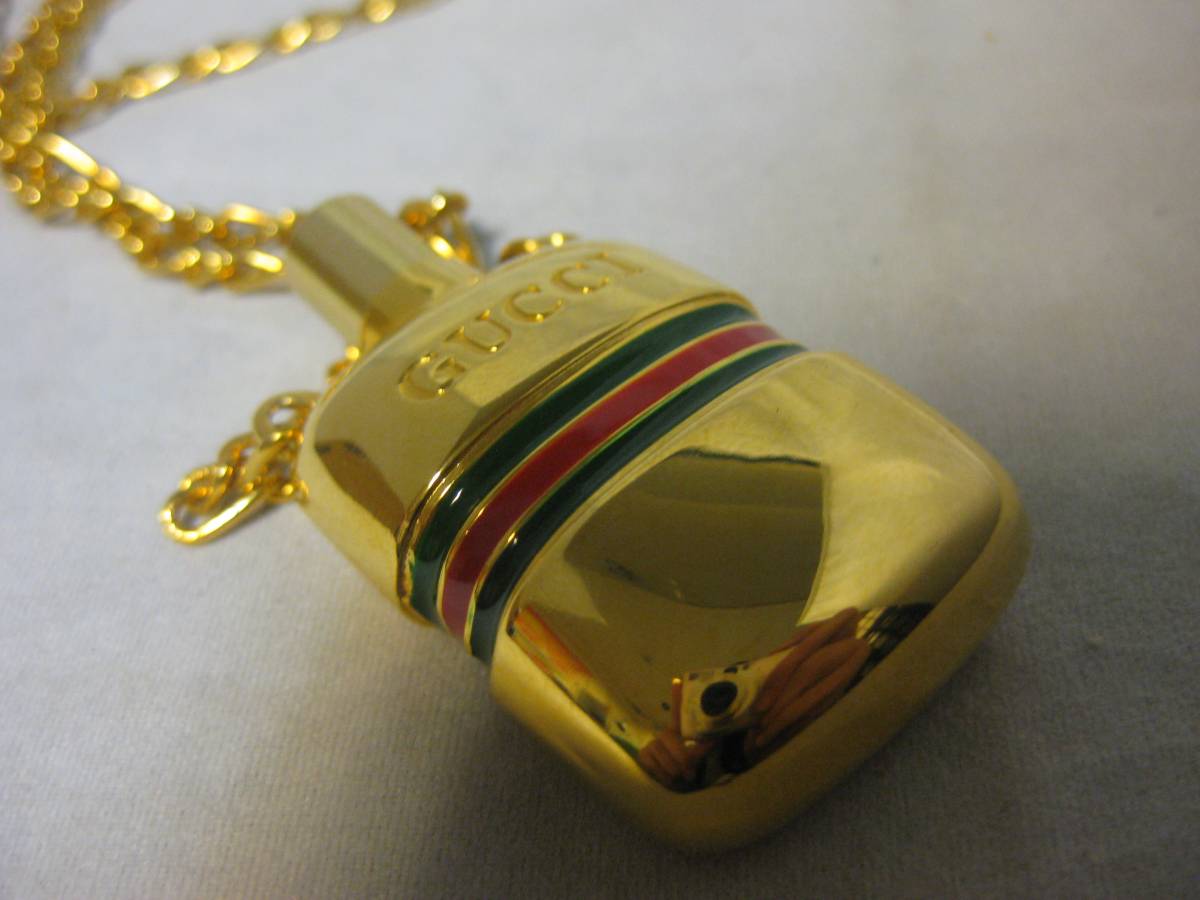 1円～GUCCI】グッチ ネックレス ペンダント 香水入れ パフュームボトル 