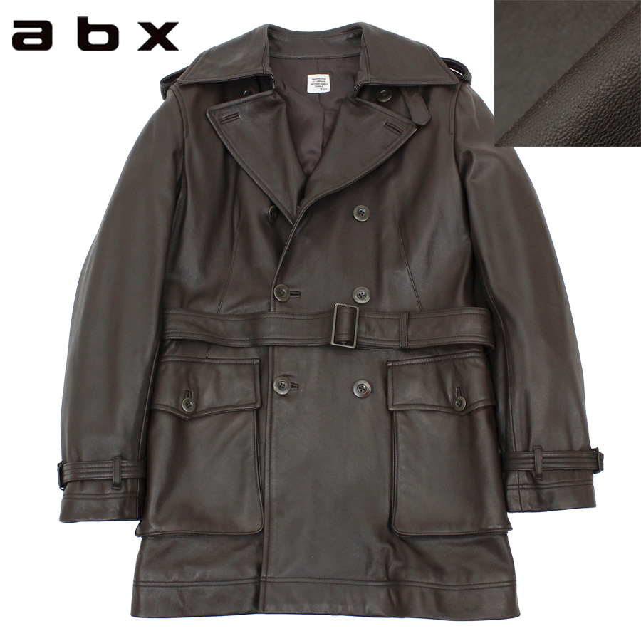 入手困難！ 定価￥74，000 美品 abx エービーエックス 羊革 ラムレザー