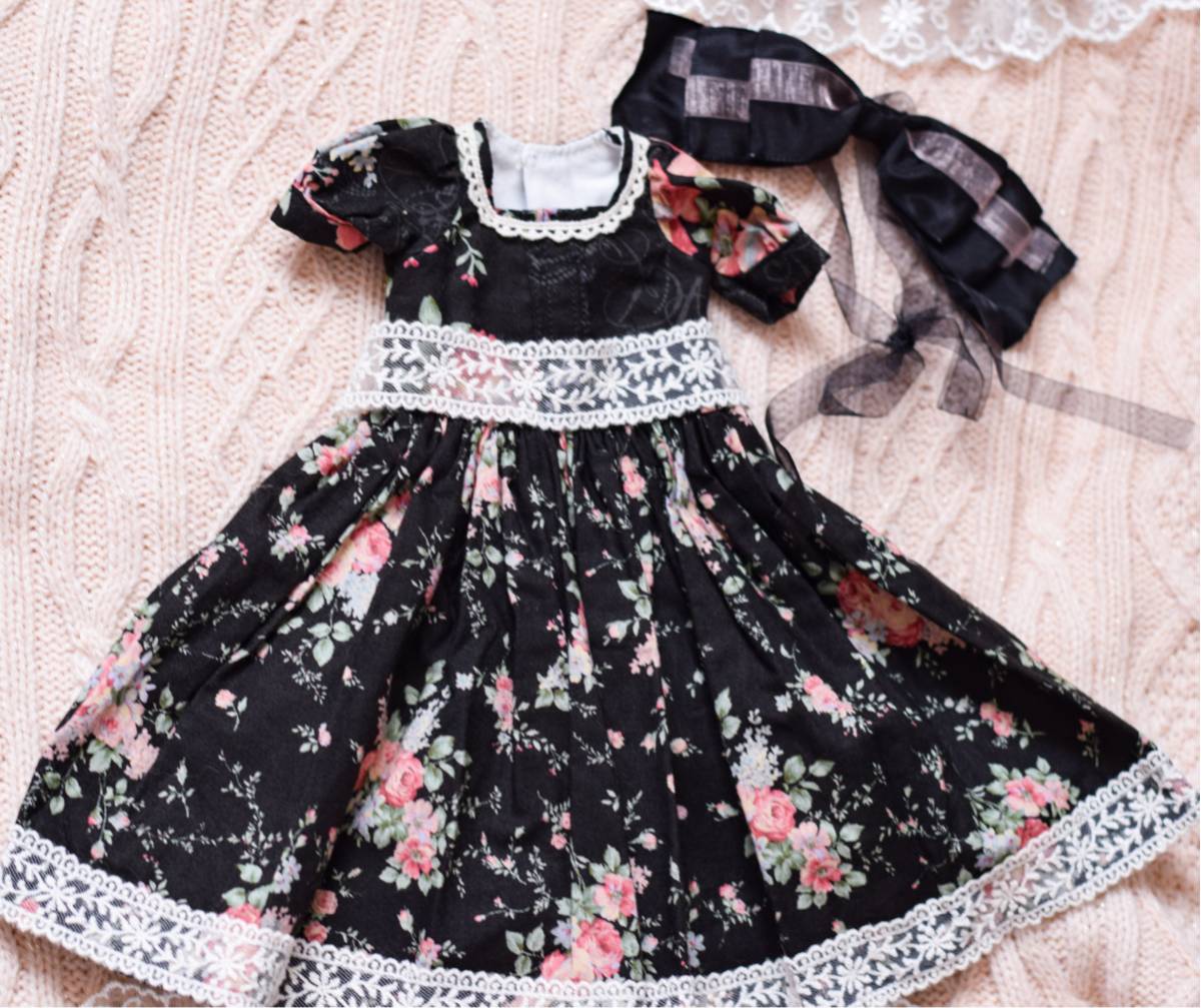 SDMサイズ ディーラー様製 ドレス 花柄