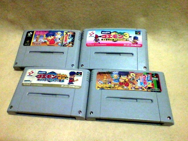 SFC がんばれ！ゴエモン1&2&3 きらきら道中 雪姫救出絵巻 奇天烈将軍マッギネス 獅子重禄兵衛のからくり卍固め