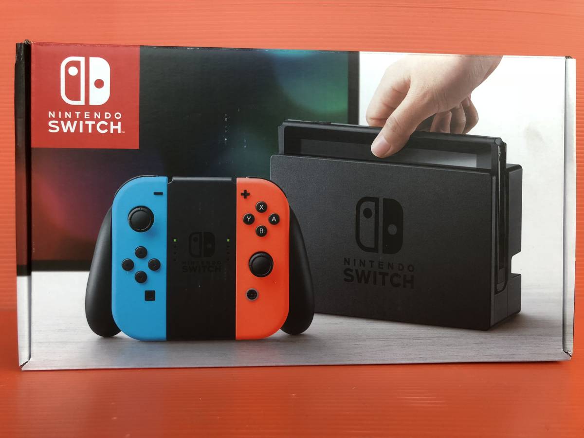 新品未開封☆保証付☆任天堂スイッチ本体3個セット ネオンブルー