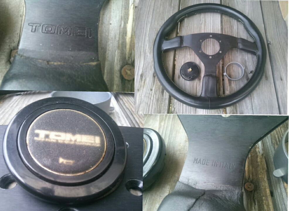 当時物 TOMEI 東名 ステアリング MADE IN ITALY 当時物 TOMEI 東名