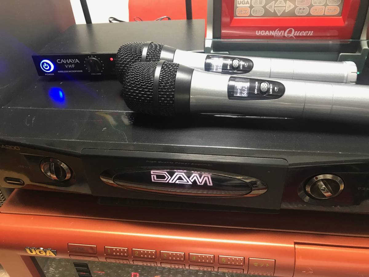 オーディオ機器 カラオケ UGA Queen オーディオ機器 4つまとめセット