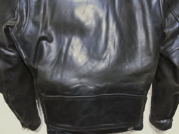90s飛行機タグ】AERO LEATHER エアロレザー / FQホースハイド ダブル