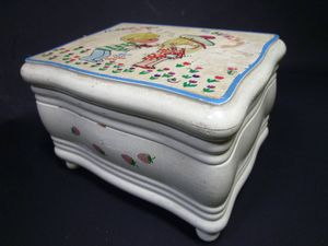 水森亜土 オルゴール 宝石箱 バレリーナ 昭和レトロ アドちゃん