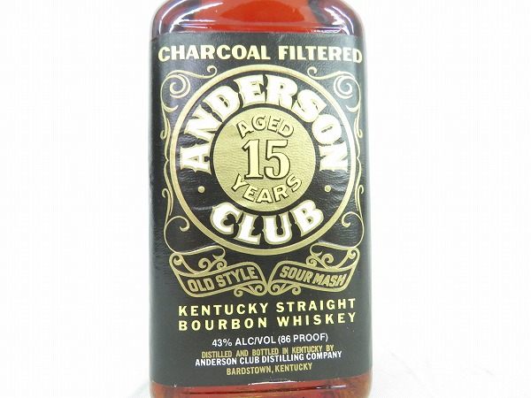 未開栓】ANDERSON CLUB アンダーソンクラブ 15年 ウイスキー 750ml 43